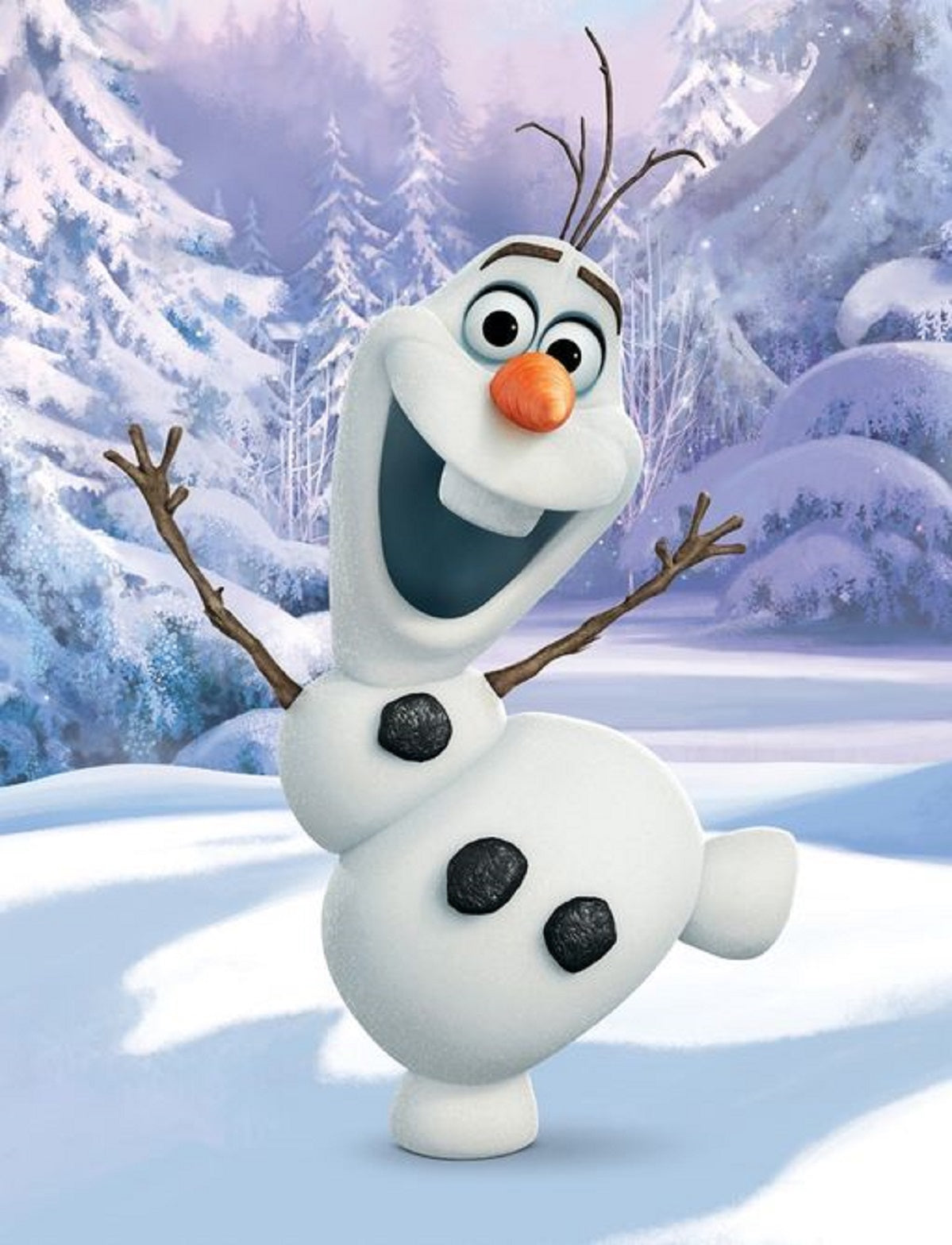 Disney Frozen Elsa Anna Olaf Kuscheldecke 130x170cm