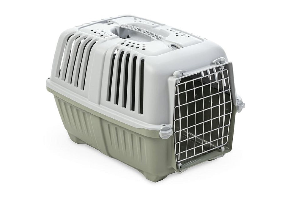 Transportbox Pratiko mit Metalltür für Katze Hund