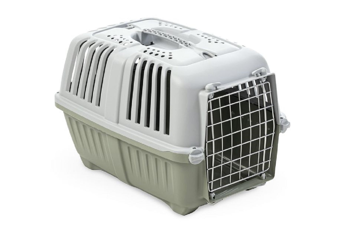 Transportbox Pratiko mit Metalltür für Katze Hund