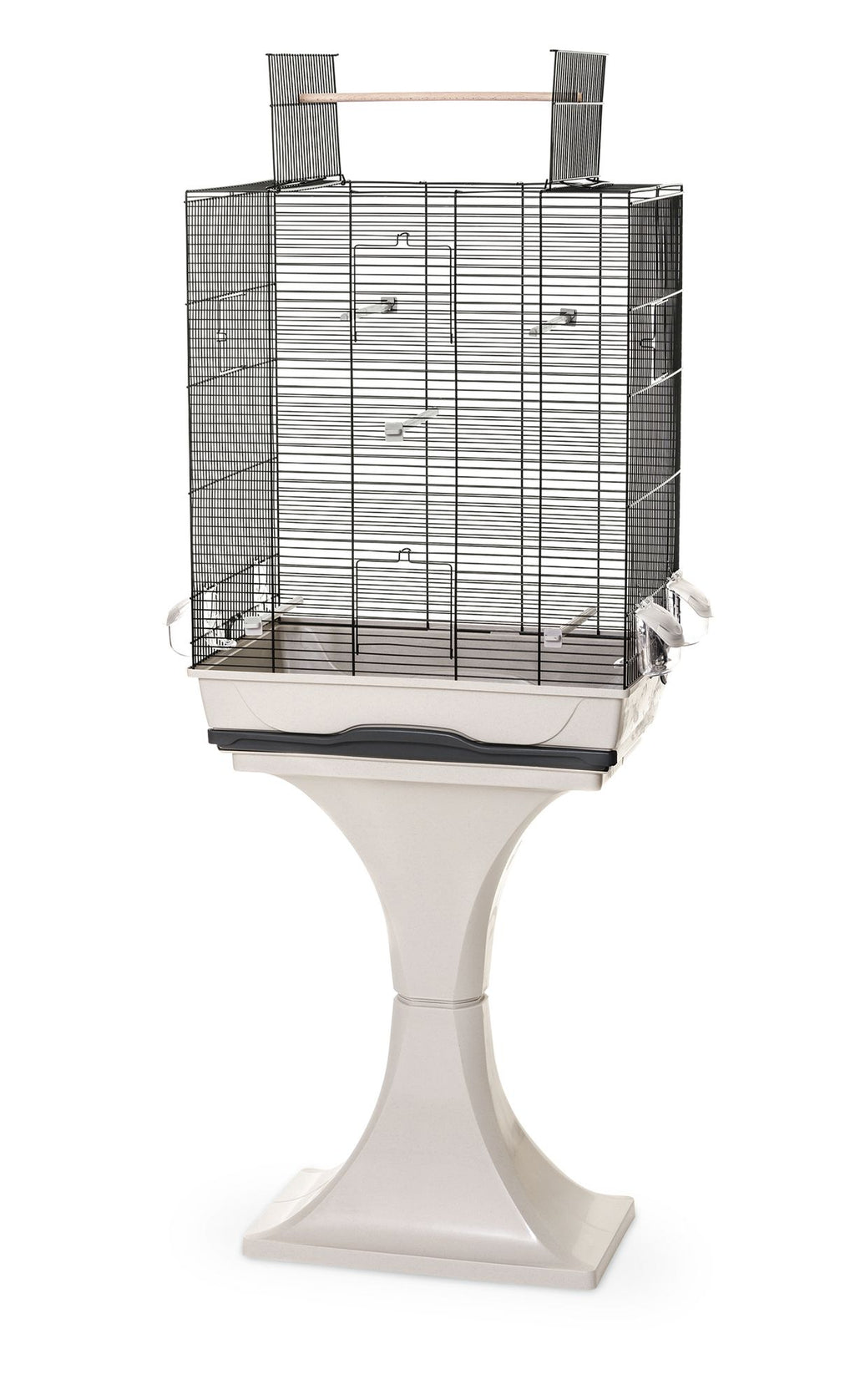 Vogelkäfig Wellensittich Kanarien  mit Ständer & Freisitz