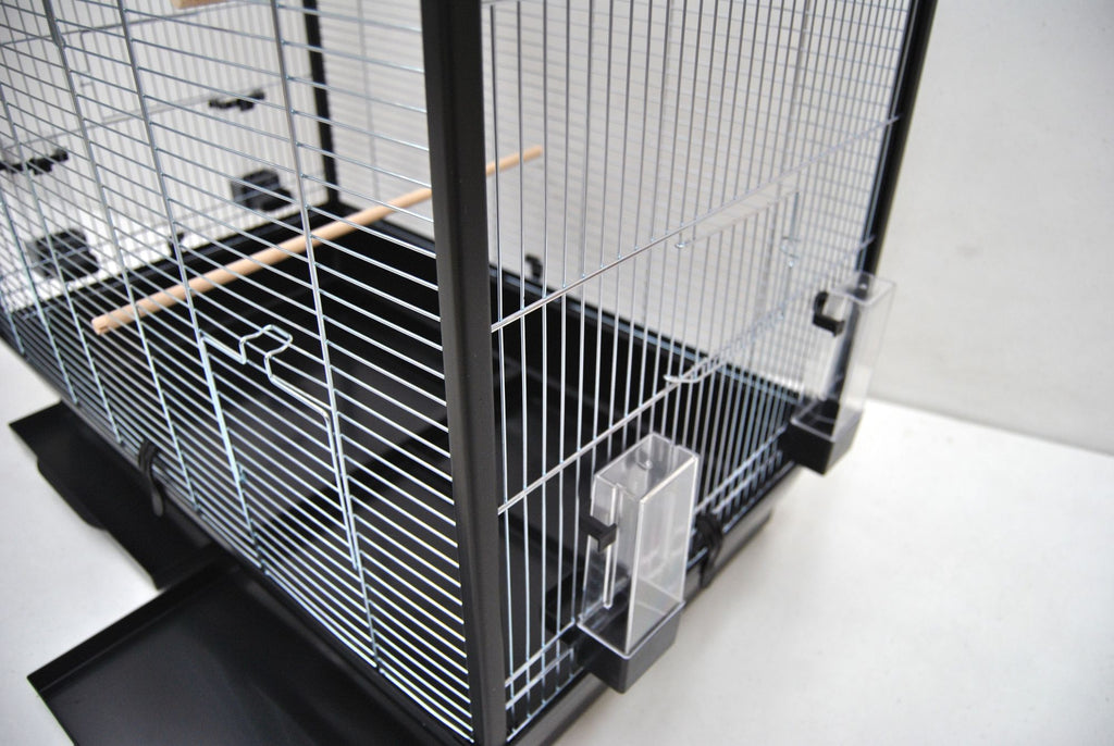 Großer Vogelkäfig Wellensittich Kanarien Großsittich mit Freisitz