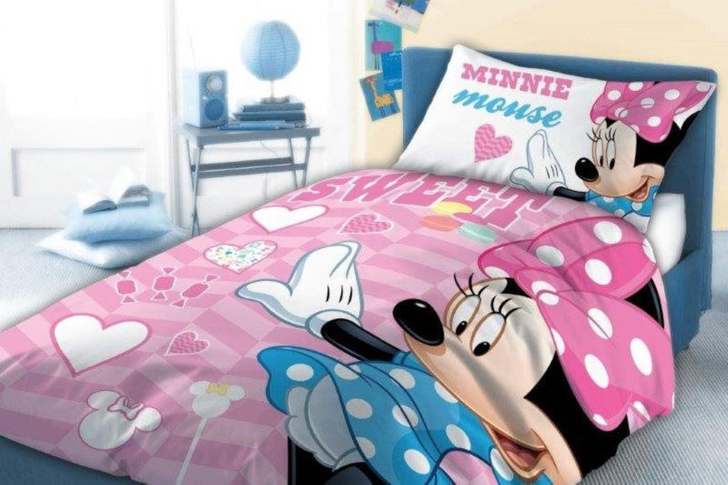 Disney Minnie Mouse Baby Bettwäsche  40 x 60 cm + 100 x 135 cm