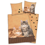 Reversible Cat Bedding Set, 135 x 200cm 