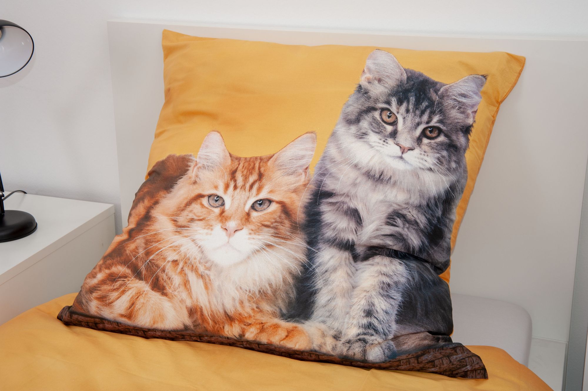 Reversible Cat Bedding Set, 135 x 200cm 