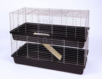 Meerschweinchenkäfig Hasenkäfig Doppelkäfig Käfig 1,2 Meter