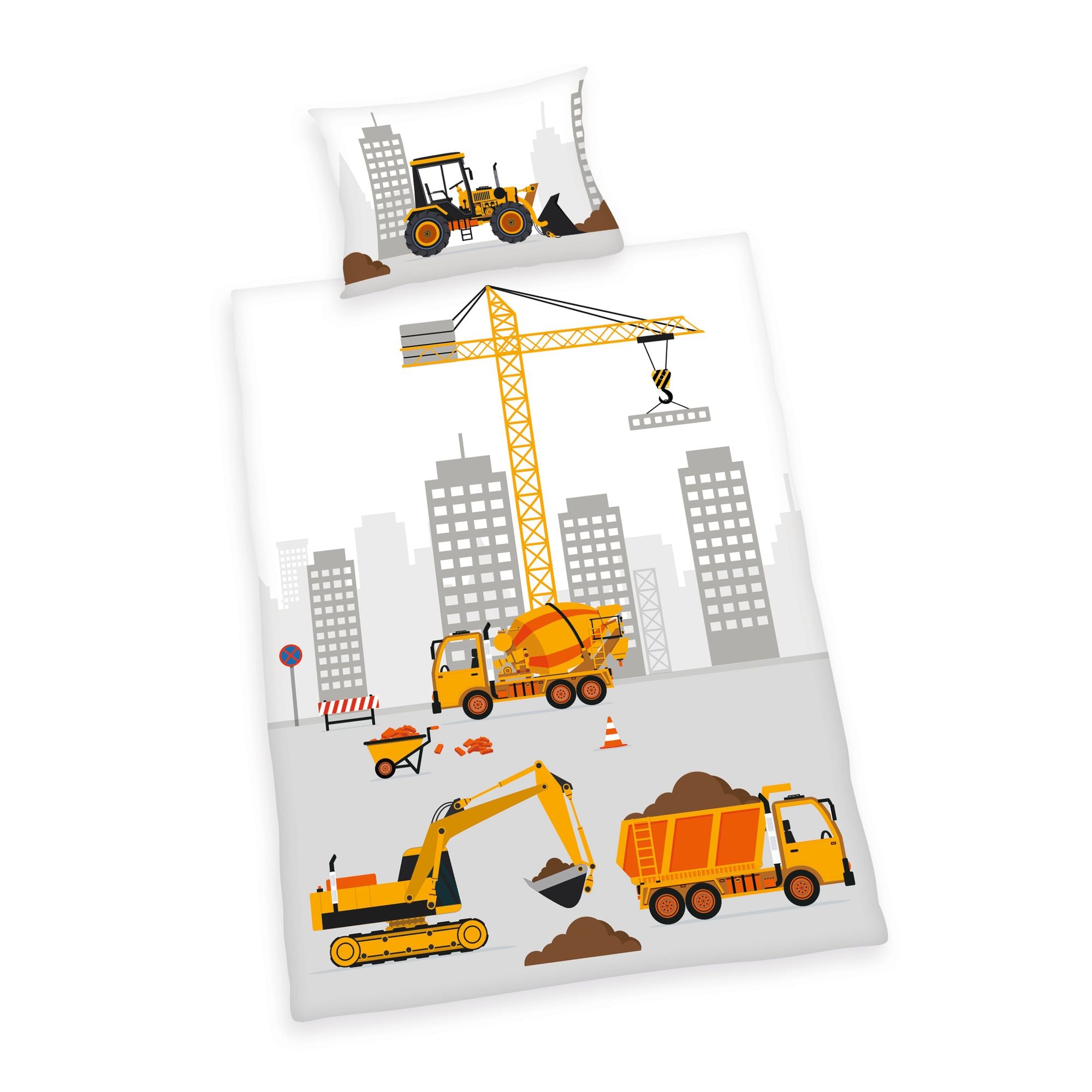 Herding Baby Bedding Construction Site 100 x 135 cm 
