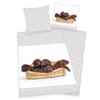 Parure de lit Herding avec chien 135 x 200cm 100% coton