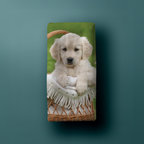 Serviette de douche de bain de plage chien 70 x 140 cm vert beige
