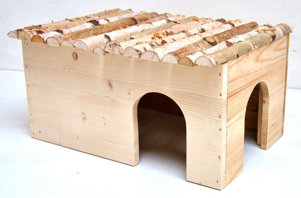 Mega XL Nagerhaus für Meerschweinchen und Kaninchen 50x25x33cm