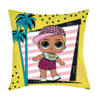 LOL Surprise Cushion, Cuddly Cushion, Decorative Cushion, LOL, 40 x 40 cm
