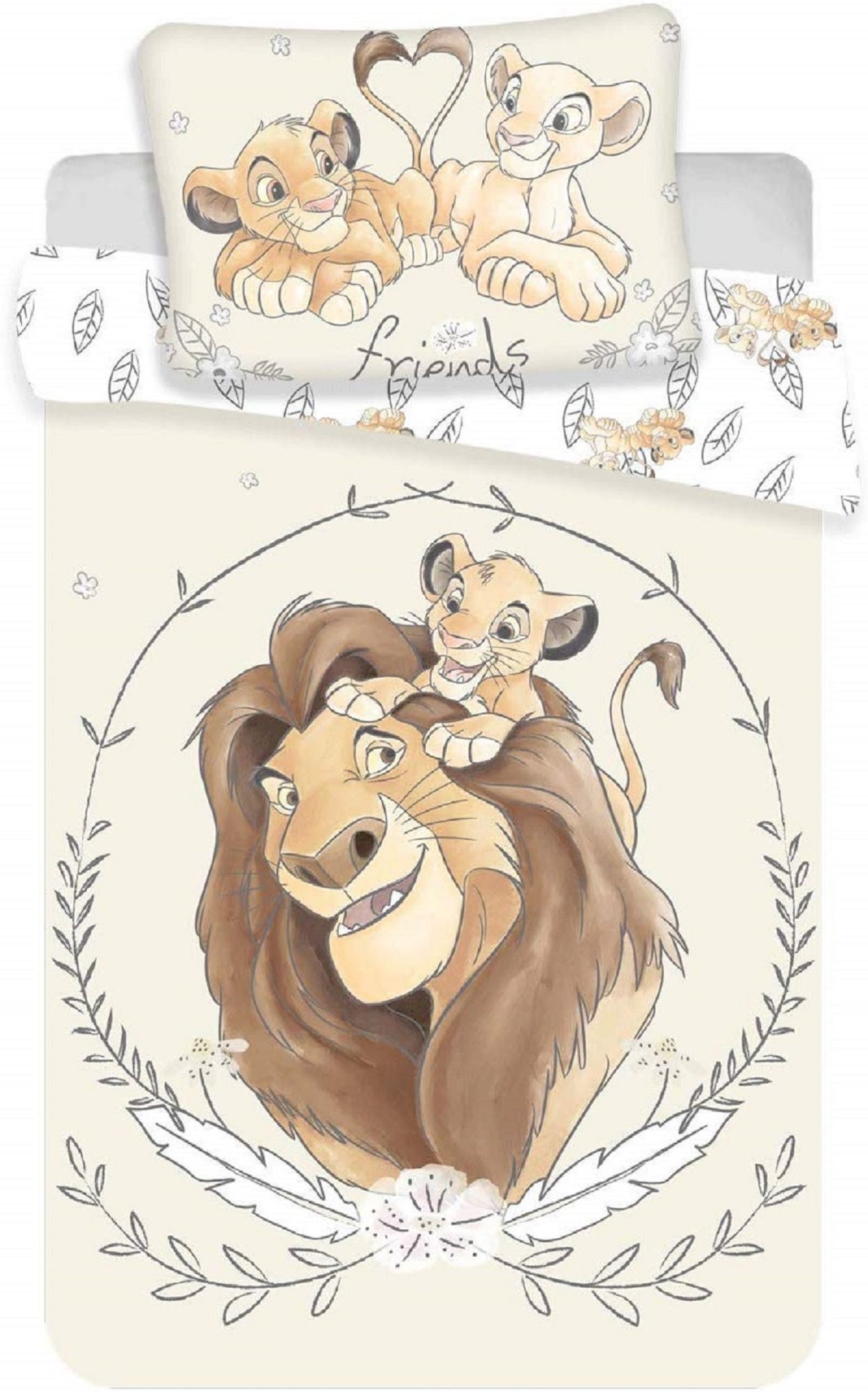 Baby Bettwäsche Set König der Löwen Lion Guard 100 x 135 cm Baumwolle
