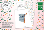 Vorderseite von der Produktverpackung vom Mr. & Mrs. Panda Wende Bettwäsche-Set 155 x 220 cm Übergröße Baumwolle