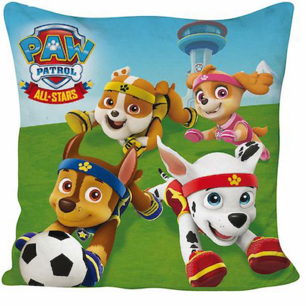 Paw Patrol Cushion, Cuddly Cushion, Decorative Cushion, 40 x 40 cm
