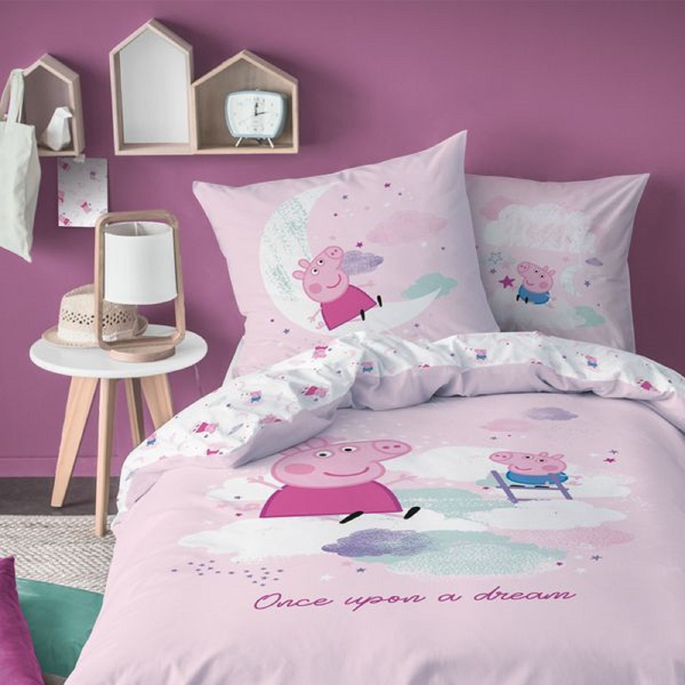 Peppa Pig Wutz  Bettwäsche-Set Dream 135/200 + 80/80 cm