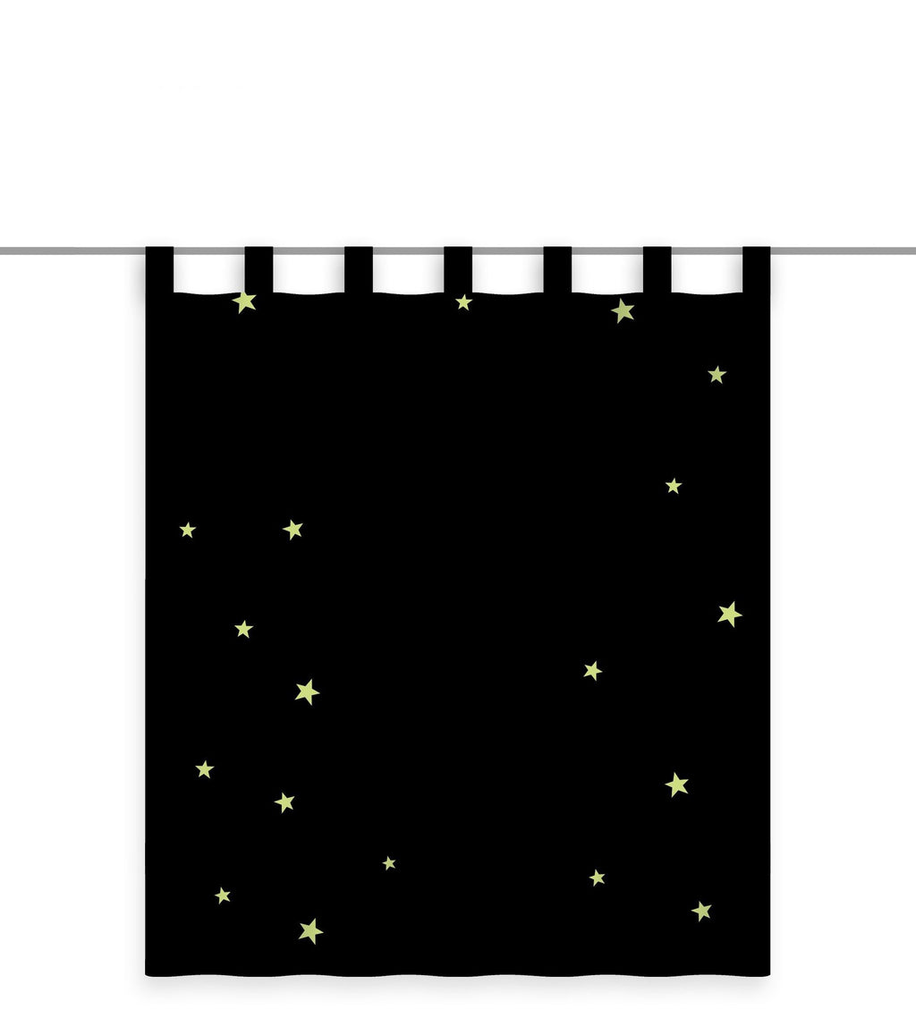Gardine Vorhang Fertiggardine Prinzessin Glow in the dark 140 x 160 cm