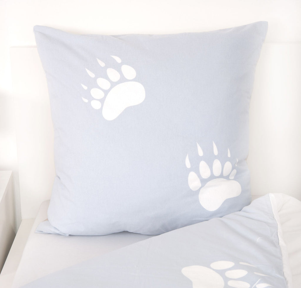 Flanell Bettwäsche Set mit Eisbär 135 x 200 cm 80 x 80 cm 100% Baumwolle