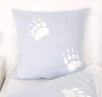Flanell Bettwäsche Set mit Eisbär 135 x 200 cm 80 x 80 cm 100% Baumwolle