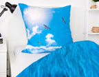 Parure de lit Dauphin 2 pièces 135x200 cm 100% coton