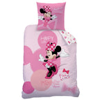 Disney Minnie Mouse Bettwäsche Set Biber Flanell 80x80 cm 135x200 cm