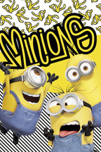 Minions 2 "Banana" Fleecedecke Schmusedecke Kuscheldecke 100 x 150 cm
