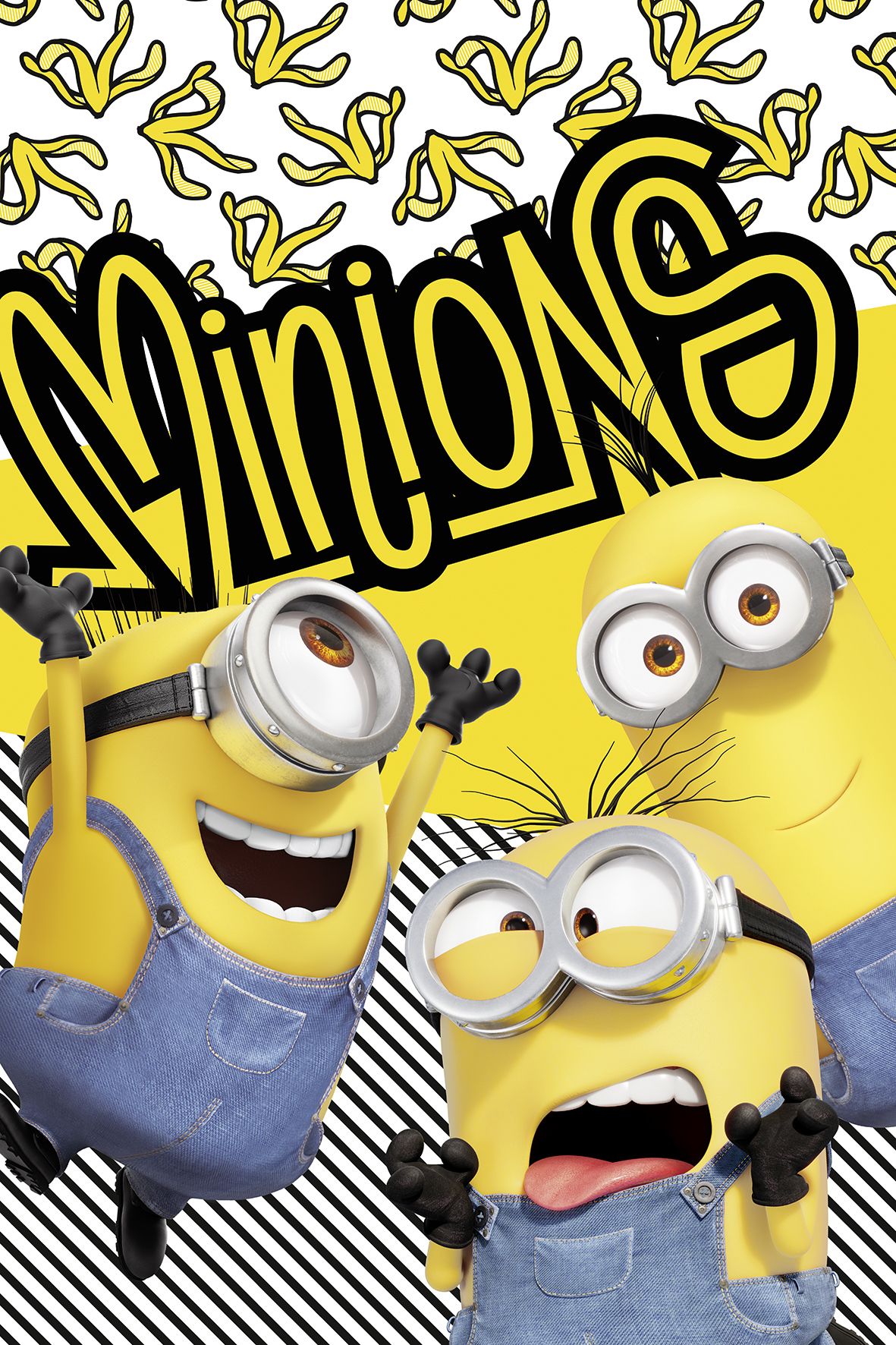 Minions 2 "Banana" Fleecedecke Schmusedecke Kuscheldecke 100 x 150 cm