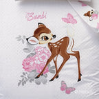 Baby Flannel Reversible Bedding Disney Bambi 100 x 135 cm Flannel 