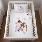 Baby Flannel Reversible Bedding Disney Bambi 100 x 135 cm Flannel 