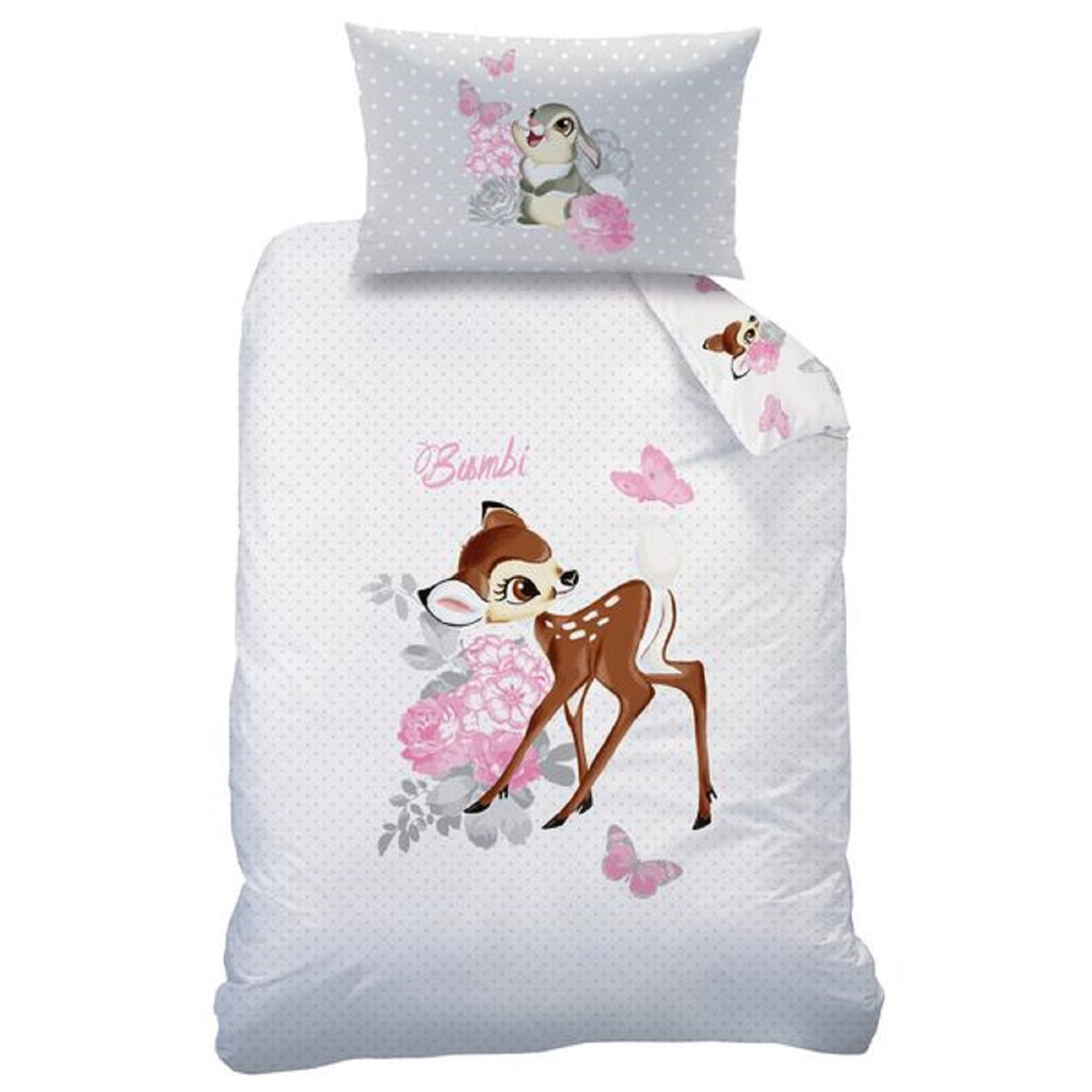 Baby Flannel Reversible Bedding Disney Bambi 100 x 135 cm Flannel 