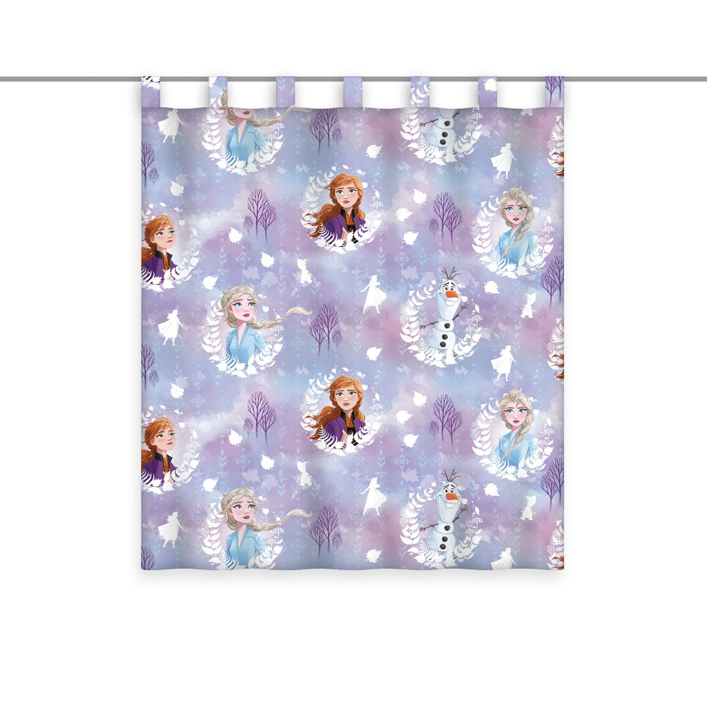 Gardine Vorhang Fertiggardine Frozen Anna Elsa Olaf 140 x 160 cm
