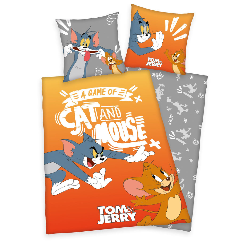 Herding Bettwäsche Tom and Jerry  80 x 80 und 135 x 200 cm