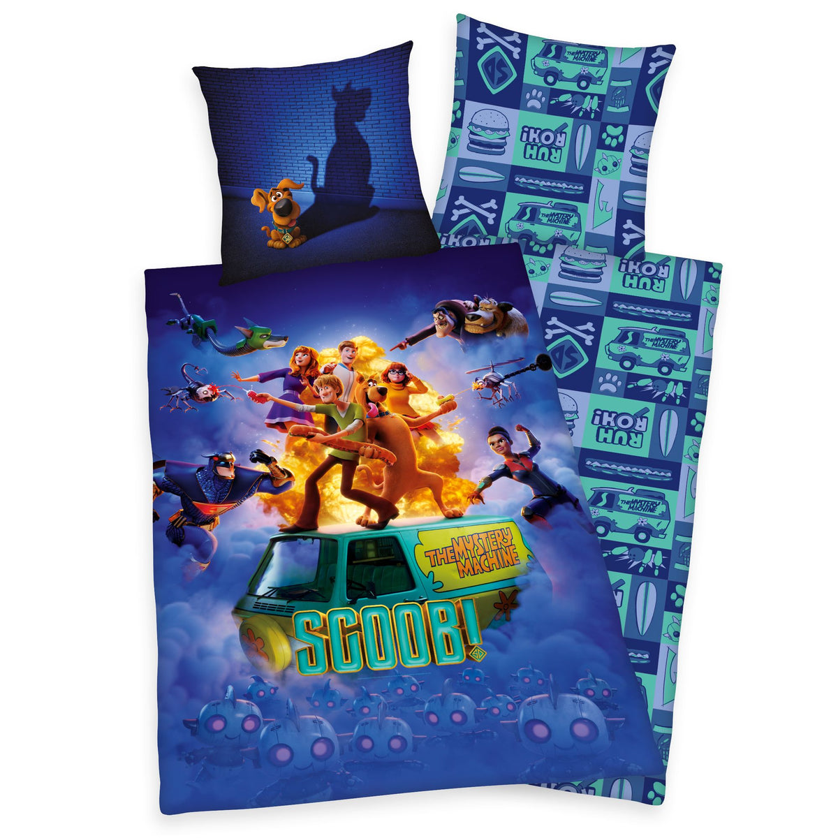 Parure de lit Herding Scooby Doo 135 x 200cm 100% coton
