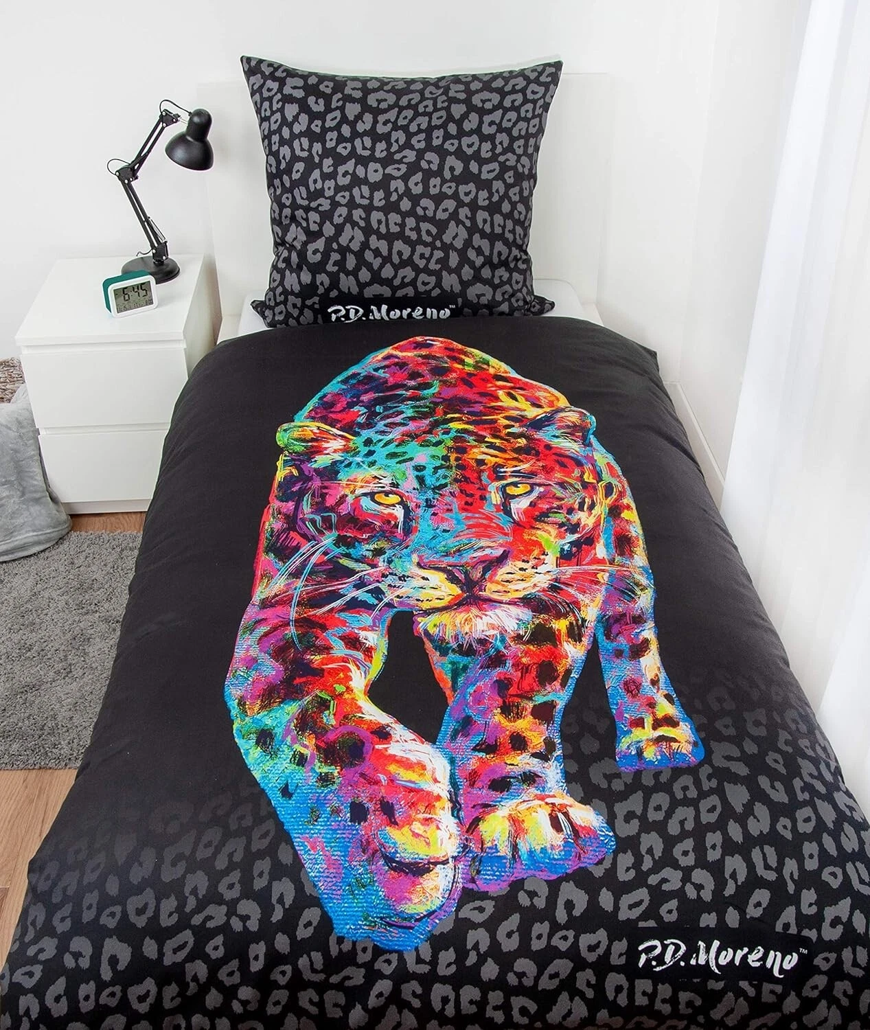 P.D. Moreno Bettwäsche-Set Jaguar Satin 135 x 200 cm
