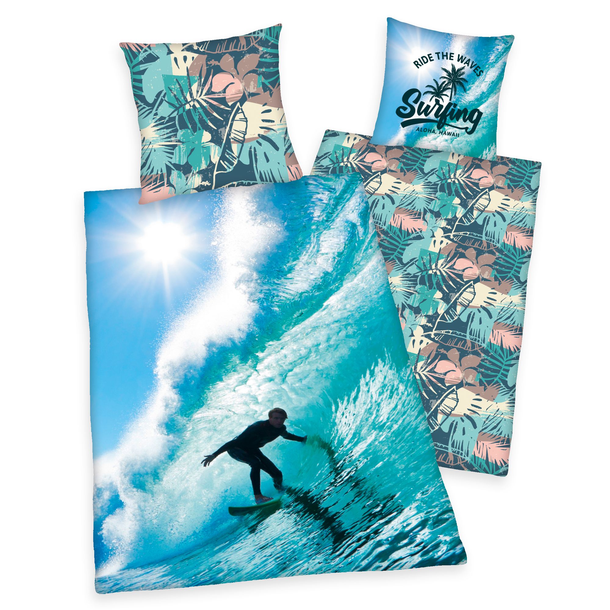 Herding  Bettwäsche Surfer 135 x 200 cm Baumwolle