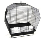 Vogelkäfig Vogelheim für Sittiche schwarz 57 cm