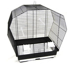 Vogelkäfig Vogelheim für Sittiche schwarz 57 cm