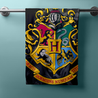 Harry Potter Hogwarts Wappen Duschtuch Strandtuch Badetuch  70 x 140 cm