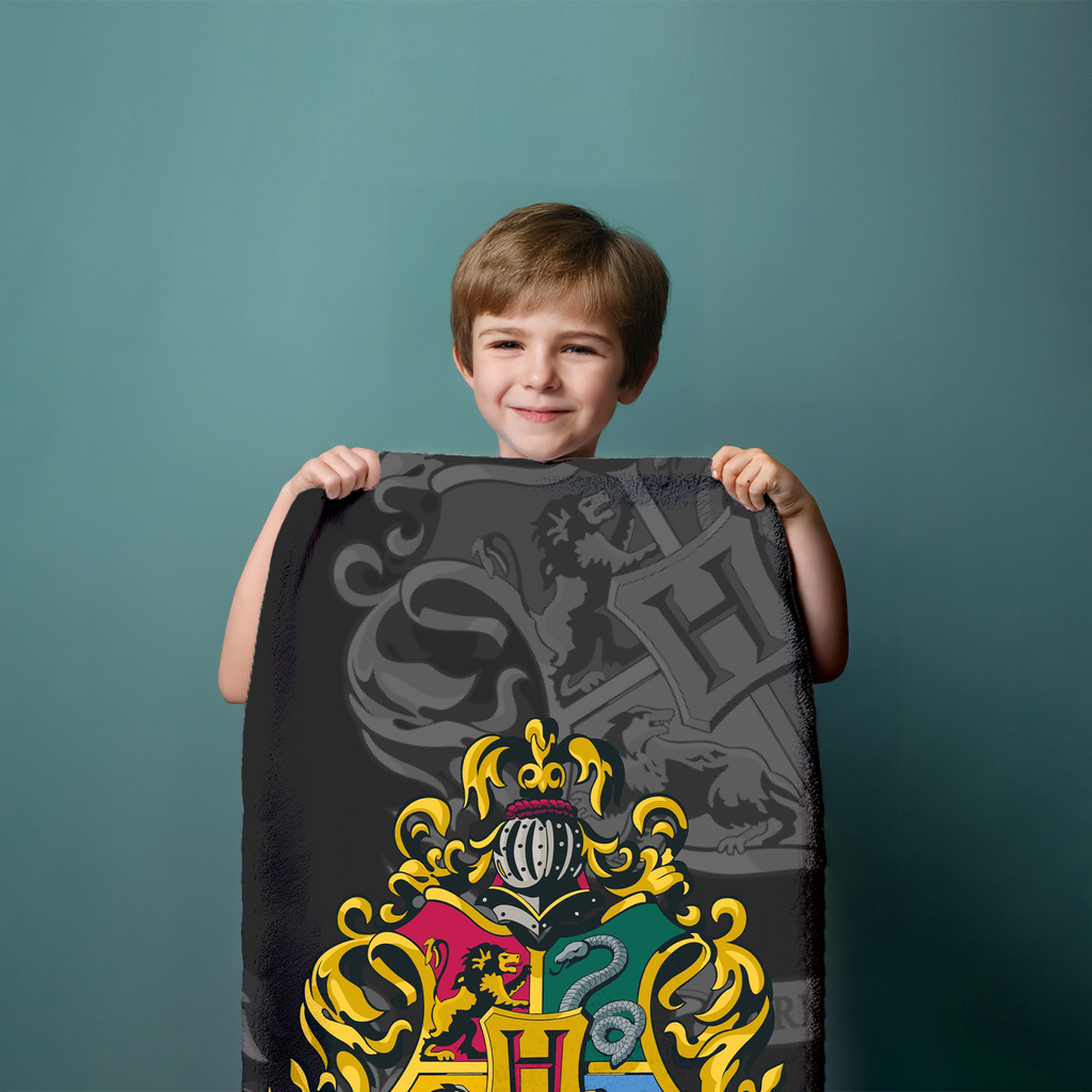 Harry Potter Hogwarts Wappen Duschtuch Strandtuch Badetuch  70 x 140 cm