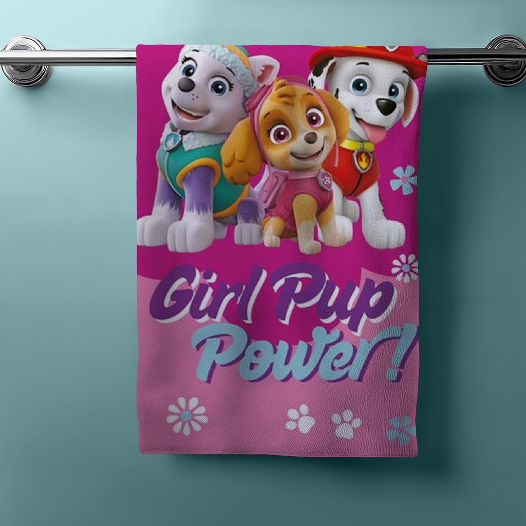Paw Patrol Duschtuch Badetuch Strandtuch rosa 70 x 140cm