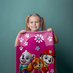 Paw Patrol Duschtuch Badetuch Strandtuch rosa 70 x 140cm
