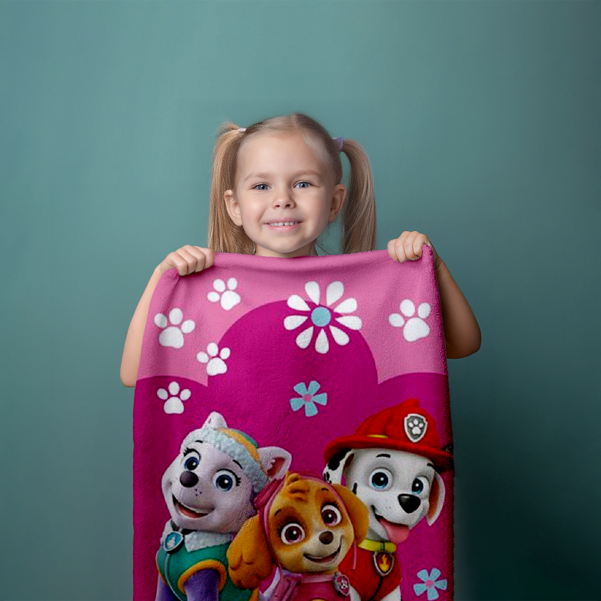 Paw Patrol Duschtuch Badetuch Strandtuch rosa 70 x 140cm
