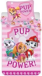 Baby bedding set Paw Patrol pink 100 x 135 and 40 x 60 cm 100% cotton
