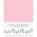 Verpackung von 2er Set Baby Jersey Spannbetttuch 60x120 cm - 70x140 cm Rosa Baumwolle