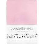 2er Set Baby Jersey Spannbetttuch Schnullerbacke  60/120 - 70/140 cm rosa