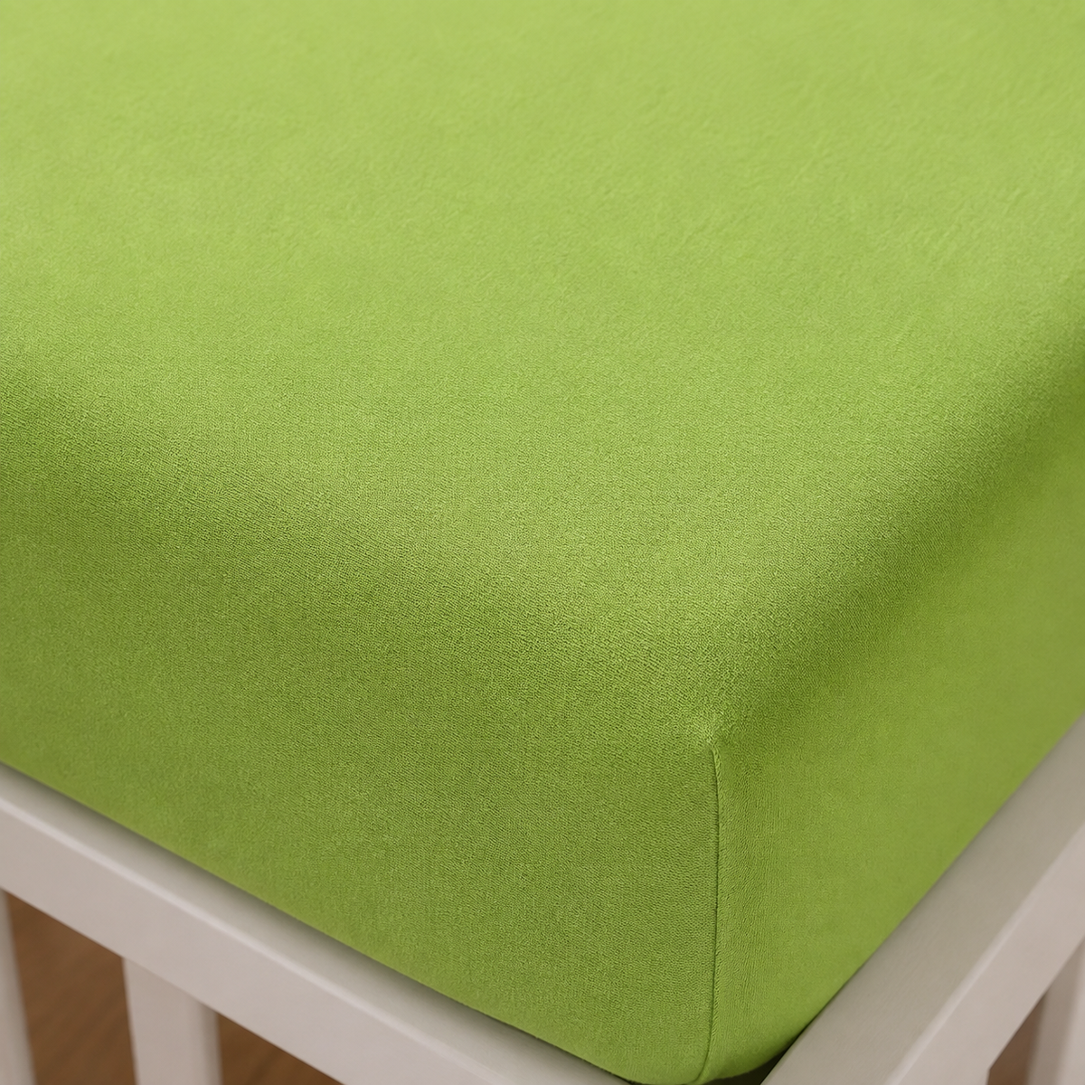 2er Set Baby Jersey Spannbetttuch 60x120 cm - 70x140 cm Grün Baumwolle