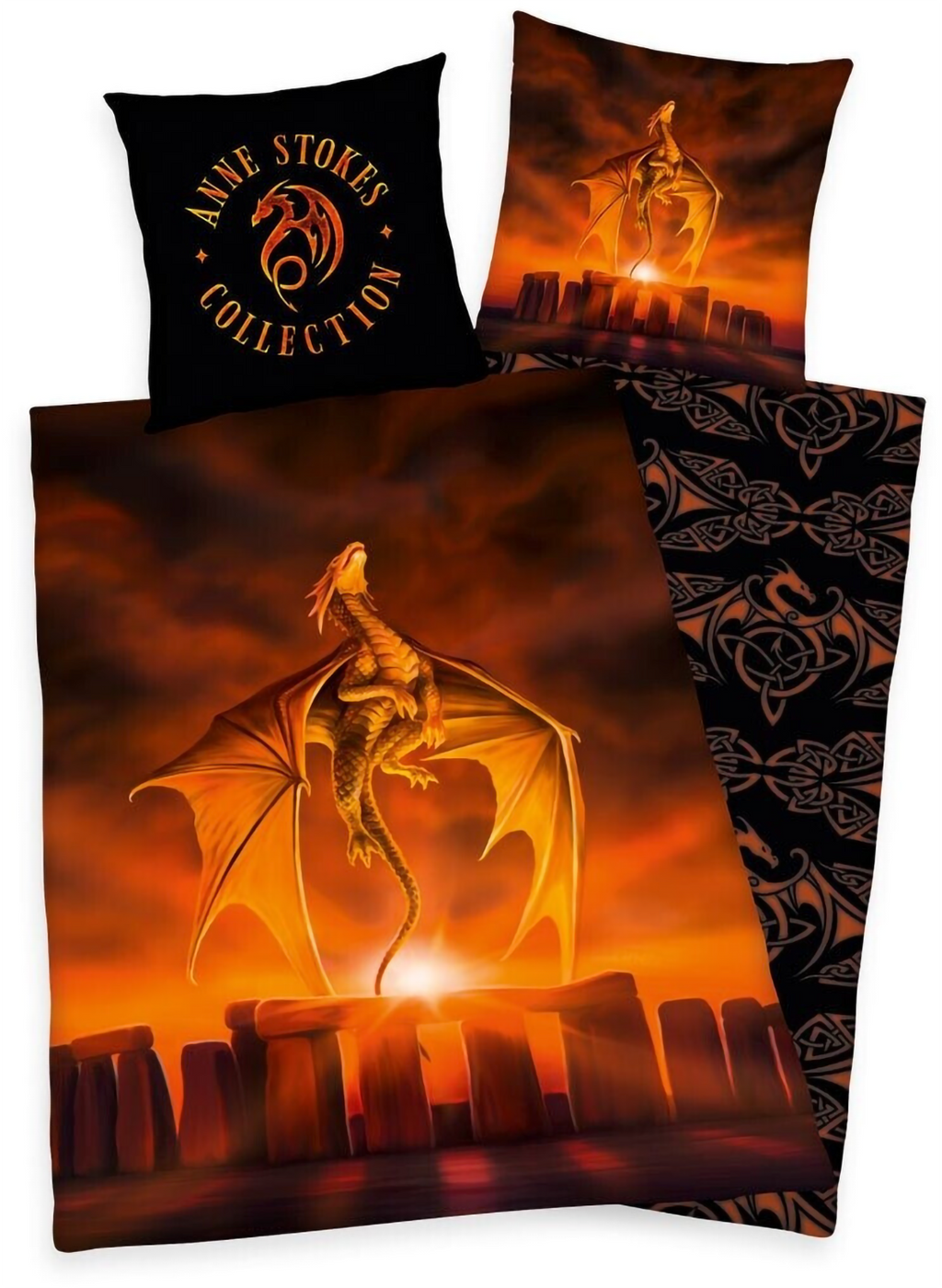 Herding Bettwäsche Set 2 tlg. Anne Stokes 135 x 200