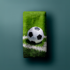 Fußball Duschtuch Badetuch Handtuch Strandtuch 70 x 140 cm Baumwolle
