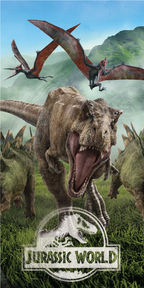 Jurassic World Duschtuch Badetuch Handtuch Strandtuch  70 x 140cm
