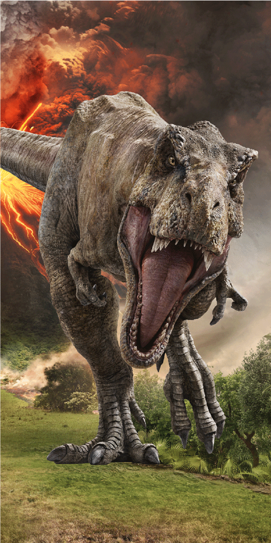 Jurassic World Duschtuch Badetuch Handtuch Strandtuch  70 x 140cm