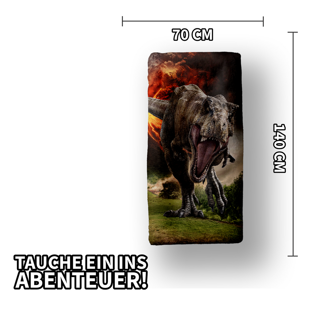 Jurassic World Duschtuch Badetuch Handtuch Strandtuch  70 x 140cm