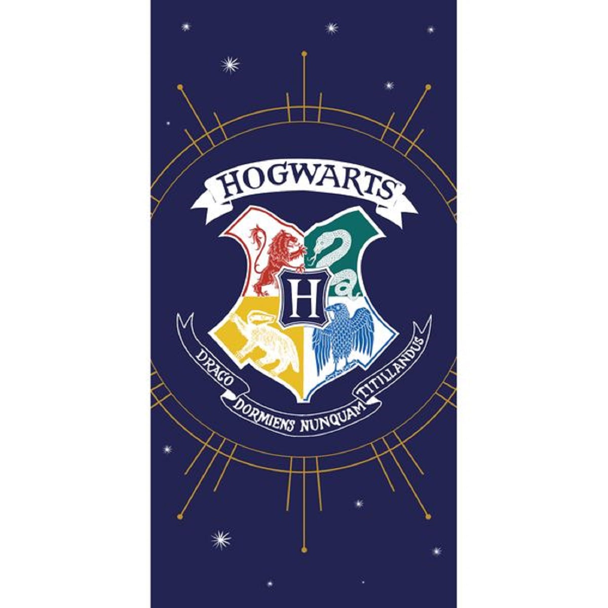 Harry Potter Hogwarts Wappen Duschtuch Strandtuch Badetuch  75 x 150 cm